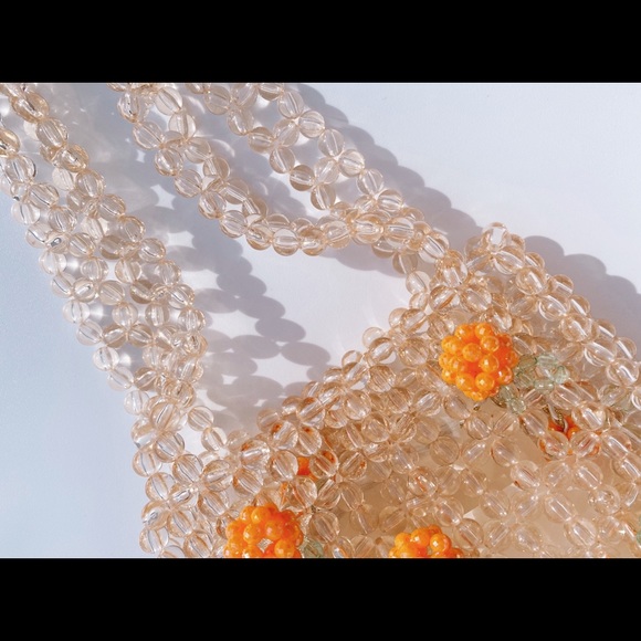 NWT Peaches Mini Beaded Bag - Picture 6 of 11